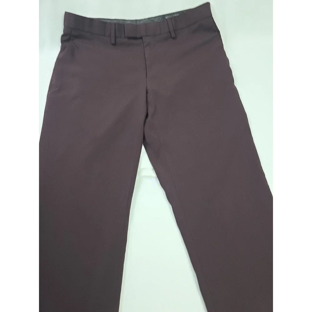 Banana Republic Pants Dress Pants Mens 31x29 Maroon Extra Slim Stretch Act:31x29